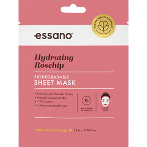 Essano - Hydrating Rosehip Biodegradable Sheet Mask