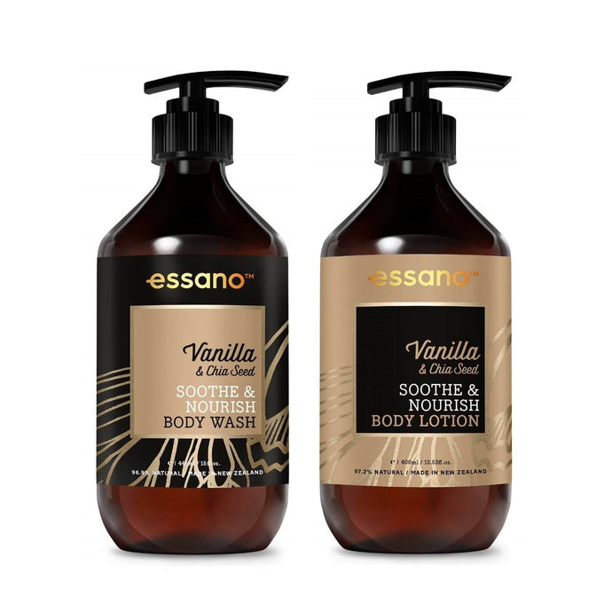 Essano - ‘Soothe & Nourish’ Vanilla & Chia Seed Body Bundle